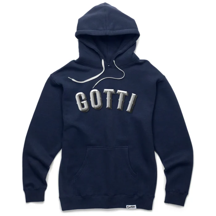 Berner - Gotti Embroidered Navy Hoodie