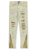 COOKIE ROCK SALT BOYS’ FASHION RIP JEANS