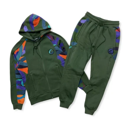 Cookies Fahrenheit Zip up Jogger Set