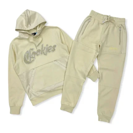 Cookies Caviar Pullover (Jogging Set)Cream