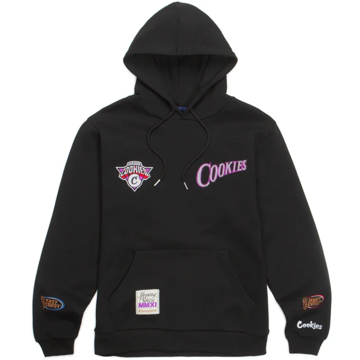 Full Clip Pullover Hoodie With Applique