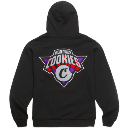 Full Clip Pullover Hoodie With Applique